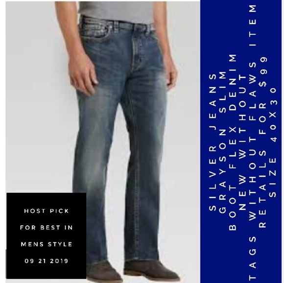 Silver Jeans Other - Silver Jeans Size 40x30 Grayson Slim Boot Cut NWOT